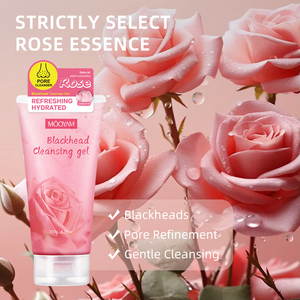 MOOYAM <span class=keywords><strong>Gel</strong></span> Limpiador de Espinillas Natural de Aloe Vera, Manzanilla, Rosa, Exfoliante, Eliminación de Espinillas, Cuidado DE LA Piel, 170g - Product Image 5