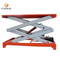 Ciseaux élévateurs électriques hydrauliques portables certifiés CE, capacité 100 kg-4000 kg, pour usage industriel en entrepôt