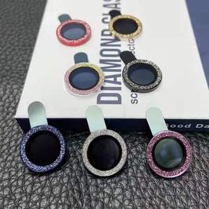 Pellicola salvaschermo ad anello per obiettivo della fotocamera glitterata di alta qualità per <span class=keywords><strong>iPhone</strong></span> 14 14 Pro 14 Max <span class=keywords><strong>13</strong></span> antigraffio Anti-olio - Product Image 4