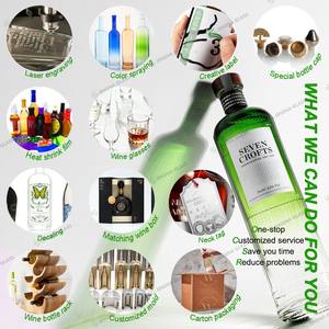 Bouteilles <span class=keywords><strong>de</strong></span> spiritueux, <span class=keywords><strong>de</strong></span> vin et <span class=keywords><strong>de</strong></span> boissons alcoolisées en verre personnalisées <span class=keywords><strong>de</strong></span> 250 ml et 500 ml avec bouchon en liège - Product Image 6