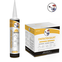 Mastic polyuréthane imperméable mastic adhésif silicone transparent mastic silicone transparent haute température pour voitures