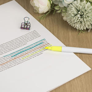 Encre gel couleur <span class=keywords><strong>pastel</strong></span> et néon non toxique, produit neuf, japon, deux têtes, 6 couleurs magiques effaçable, plus léger pour la marquage des journaux - Product Image 5