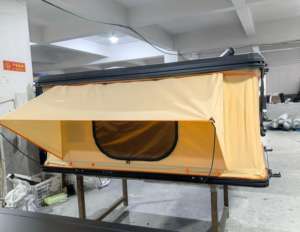 Tente <span class=keywords><strong>de</strong></span> <span class=keywords><strong>toit</strong></span> rigide en aluminium EM Factory pour camping 4x4, 2-3 personnes, grande réduction - Product Image 2