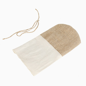 <span class=keywords><strong>Bolsa</strong></span> Ecológica de Yute con Cordón para Alimentos, Saco de Almacenamiento para Patatas, Arroz y Granos, Embalaje Agrícola Biodegradable - Product Image 4