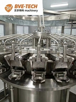 Máquina Llenadora, Envasadora y Tapadora 3 en 1 Totalmente Automática CSD40-40-12 para Bebidas Carbonatadas, Refrescos y Agua con Gas