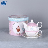 Fantaisie Dessert Peint En Céramique Tasse À Café Soucoupe Théière Pour L'après-midi Thé Élégant Table Décoration Porcelaine Vaisselle