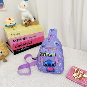 Xux Dễ Thương Phim Hoạt Hình Phong Cách Nylon Thời Trang Ngực Túi Cho Bé Trai Cô Gái Toddler Giản Dị Crossbody Ba Lô Với Nhỏ Không Thấm Nước Dây Kéo - Product Image 6