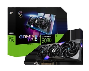 M-s-i Rtx 5080 16g Gaming Trio Oc pour PC de bureau GPU Msi Rtx 5080 16g Gaming Trio Oc 5080 Msi Rtx 5080 16g Gaming Trio Oc - Product Image 2