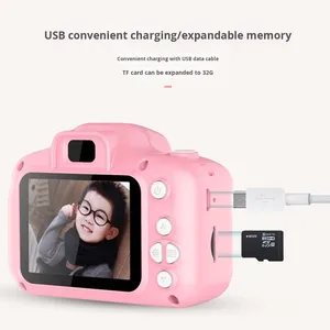 Appareil photo numérique pour enfants au design de dessin animé, écran IPS de 2,0 pouces, zoom Full HD 1080P, 400 mAh, type C, MicroSD, pour les enfants de 3 à 12 ans, cadeau - Product Image 3