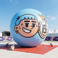 Ballons gonflables géants en PVC publicitaires personnalisés avec logo, ballons à air chaud à l'hélium