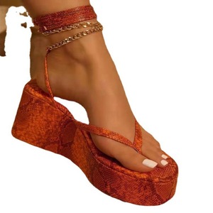 Autumn New Cross-Border Foreign Trade Heeled Sandals for European American Women Plus Size 43 Yards Thin <b>Heel</b> Women's Shoes - Product Image 5