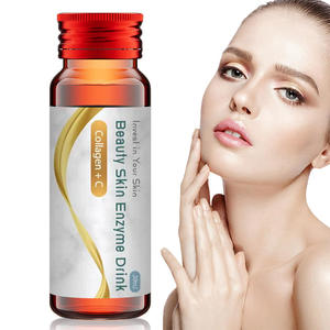 Bebida Enzimática Antienvejecimiento con Colágeno C Beauty, Suplemento Líquido Oral de 50 ml, Sabor Personalizado, Cuidado Diario para Mujeres - Product Image 1