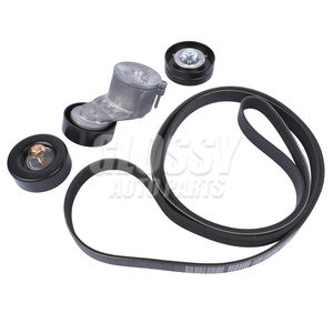 Accessoire brillant tendeur + <span class=keywords><strong>courroie</strong></span> + 2x poulie <span class=keywords><strong>de</strong></span> renvoi pour Wrangler JK 2.8 CRD 2007-2018 53034095AA 68027611AA 68027602AA - Product Image 4