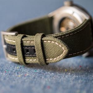 Lige-montre en cuir pour homme, face verte, automatique, lumineuse, en titane, livraison gratuite, nouveau produit, 2018 - Product Image 4