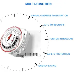 High Quality Programmable Mechanical 24 Hour Timer Module