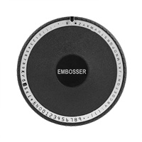 Machine d'impression et d'embossage manuelle de 72 caractères pour cartes de crédit, cartes VIP, cartes de membre, cartes cadeaux