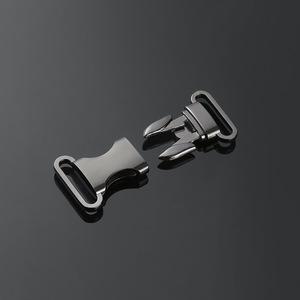Metal Side Release Buckle Alloy Silver Black Bronze Gunmetal Light Gold Durable Bags <b>Webbing</b> Hardware Spring 2022 - Product Image 2