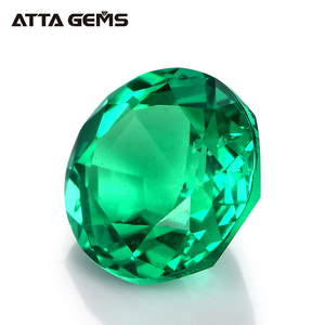 Bán trực tiếp từ nhà máy, đá <span class=keywords><strong>Emerald</strong></span> cắt giác thủy nhiệt, đá <span class=keywords><strong>Emerald</strong></span> tổng hợp nhân tạo Zambia Colombia để làm vòng cổ - Product Image 2