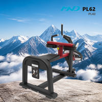 Machine à fessiers à forte demande MND PL62, entraîneur de mollets à charge libre pour salle de sport commerciale, centre de fitness, renforcement des jambes