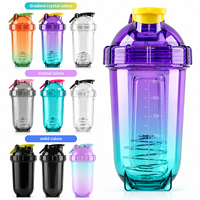 Shaker de 500 ml pour protéines avec boule mélangeuse, sans BPA, en PP, étanche, pour musculation, bouteille de mélange, fabrication OEM