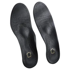 Leather Insoles High Arch Support For Men And Women Flat Foot Special For Flat Bottom Collapse/deodorant And Breathable