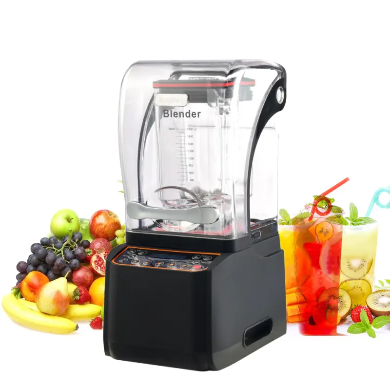 Professional 2200 Watt Mixer Grinder Smoothie Fruit Juice Commercial Food Heavy Duty Kitchen Blender