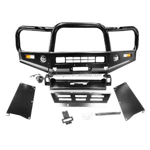 Parachoques de barra de toro de altura media de barra frontal para Toyota <span class=keywords><strong>Tacoma</strong></span> 2016-2023 acero nueva gran oferta <span class=keywords><strong>4x4</strong></span> todoterreno fabricante de piezas al por mayor - Product Image 6