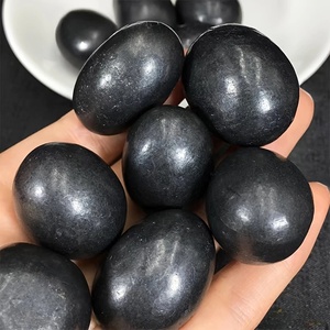 Piedra de Shungita al por Mayor, Cristal en Bruto, Piedra Pulida, Grava, Piedras Curativas, Producto Artesanal, Regalo para el Día del Niño - Product Image 3