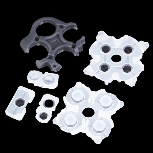 5000000 Presses Lifetime Game Pad Button Game Controller Conductive PET/PC/PVC Customized Size RoHS Certified Silk Screen