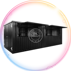 Remolque de comida cuadrado de remolque de contenedor de nueva llegada de China con restaurante de contenedor de Color - Product Image 5