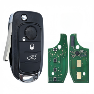 Llave de Control Remoto para Auto MS de 4 Botones, 433 MHz, Chip MQB48, para FIAT, JEEP, DODGE, Repuesto Megamos AES, Llave Plegable con Hoja Sin Cortar - Product Image 4