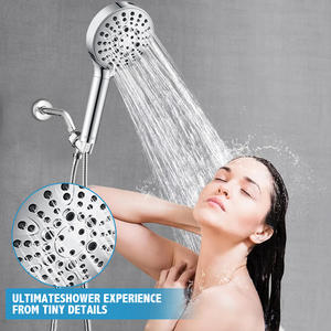 Filtre <span class=keywords><strong>de</strong></span> <span class=keywords><strong>douche</strong></span> à <span class=keywords><strong>eau</strong></span> adoucie-12.5CM 8 + 1 Modes <span class=keywords><strong>Douche</strong></span> à jet <span class=keywords><strong>Douche</strong></span> haute <span class=keywords><strong>pression</strong></span> avec élimination du chlore KDF <span class=keywords><strong>pour</strong></span> <span class=keywords><strong>eau</strong></span> dure - Product Image 5