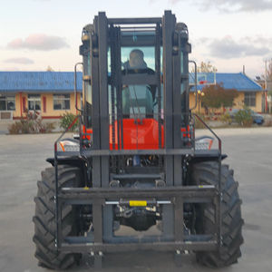 קלמר 4 טון 4x4wd דיזל מלגזה epa ce מוסמך אחורי עבור שטח קשה שטח ידני כוח מחוץ לכביש גסה 4000 ק "ג - Product Image 4