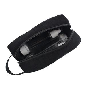 Bolsa de maquillaje Oxford ecológica de gran capacidad personalizada al por mayor, organizador de cosméticos portátil de viaje a la moda con cremallera duradera - Product Image 1