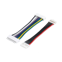 Set Kabel Pita 8 Pin Male Female Rainbow 5 Pin Red Edge JST untuk Breadboard Sensor Arduino Prototyping OEM