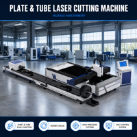 Machine de découpe laser à fibre multifonctionnelle HUAXIA pour plaques et tubes métalliques, source IPG Raycus MAX, OEM ODM personnalisé