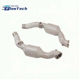 Tubo de Escape de Acero Inoxidable SS304 con Protector Térmico para Maserati Ghibli 3.0T V6 – Escape de Alto Rendimiento de Instalación Directa 2013-2022 - Product Image 1