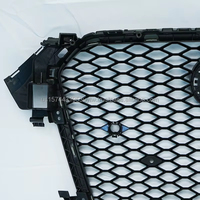 Grille de style RS4 Audi A4L B8.5 S4 13-16 |   Matériau ABS |   Nouveau |   Grille en nid d'abeille RS4 Noir brillant |   Marque PNB |   Garantie de 3 mois |