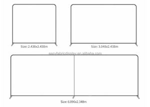 الأكثر مبيعًا خلفية استوديو مخصصة 8x8 مزدوجة الوجهين منطقة الصور المحمولة خلفية التصوير الفوتوغرافي قابلة للطي لديكورات الحفلات - Product Image 6