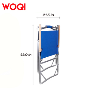 WOQI เฟอร์นิเจอร์กลางแจ้งอลูมิเนียมอัลลอยด์แบบพกพาพับเก้าอี้ชายหาดตกปลาและปิกนิกเก้าอี้ <span class=keywords><strong>Kmit</strong></span> - Product Image 3
