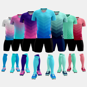 Divisa da <span class=keywords><strong>Calcio</strong></span> per Giovani di Alta Qualità, Completo con Collo a V per Bambini e Uomini, <span class=keywords><strong>Kit</strong></span> da <span class=keywords><strong>Calcio</strong></span> Traspirante ad Asciugatura Rapida - Product Image 2