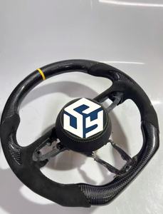 Volante de Cuero y Fibra de Carbono para Mazda 3 6 CX5 RX7 CX-4 CX-5 RX-8 Axela Atenza MX5 <span class=keywords><strong>CX3</strong></span> CX8 CX9 Estilo Deportivo - Product Image 2