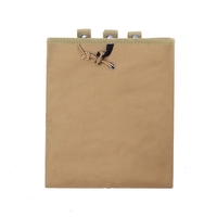 Pochette tactique personnalisable à faible MOQ, sac de récupération en nylon durable avec fermeture à cordon, système Molle, pochette pliable pour magazines