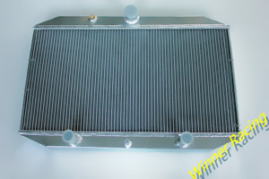 Radiador de refrigeración del motor compatible con serie 3 III <span class=keywords><strong>V12</strong></span> 5.3L M/T 1971-1974 aluminio 56mm - Product Image 3