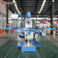 Fraiseuse universelle GOLDCNC X6436 - Conception à tête pivotante, tête rotative à 360°, usage moyen, certifiée CE/ISO/TUV, garantie de 3 ans