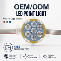 Éclairage extérieur permanent personnalisé en gros, étanche IP67, à LED, en PVC, DMX512 RGBW