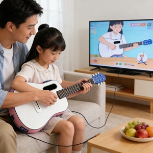 <span class=keywords><strong>Guitare</strong></span> électro-acoustique de haute qualité avec design échancré et électronique active pour des styles de jeu polyvalents - Product Image 1