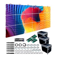 4M X 3M 500X1000 P4.81 Aluminium moulé sous pression Intérieur Extérieur Écran d'affichage LED Location de scène Mur vidéo LED