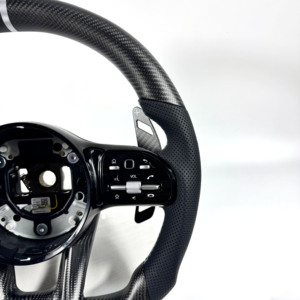 Volante de Fibra de Carbono para <span class=keywords><strong>Mercedes</strong></span> Benz AMG, Compatible con los Modelos W117, W176, W177, W203, W204, W205, W211, W212, W213, W218, C43, C63, C200, C300 - Product Image 6