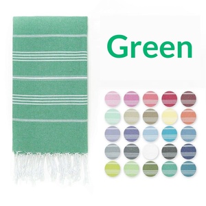 Asciugamano da Spiaggia Turco Personalizzabile in Offerta, Sottile con Nappe, <span class=keywords><strong>Extra</strong></span> Grande e Spesso, Assorbente, per Esterni e Protezione Solare - Product Image 3